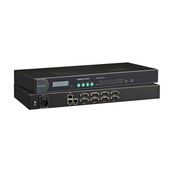 16Ports Rs-232/422/485 Terminal Server W/ Db9 Connector, Dual